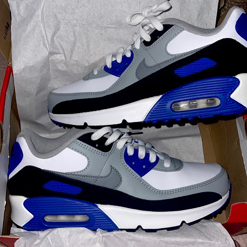 Blue Nike Air Max 90